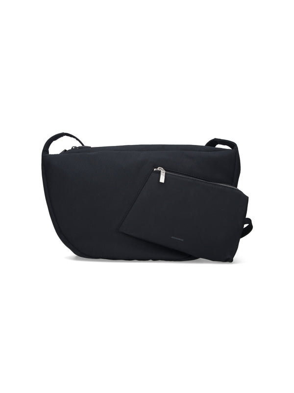 Ader Error 100% Polyester; Lining: 100% Nylon shoulder bag in black