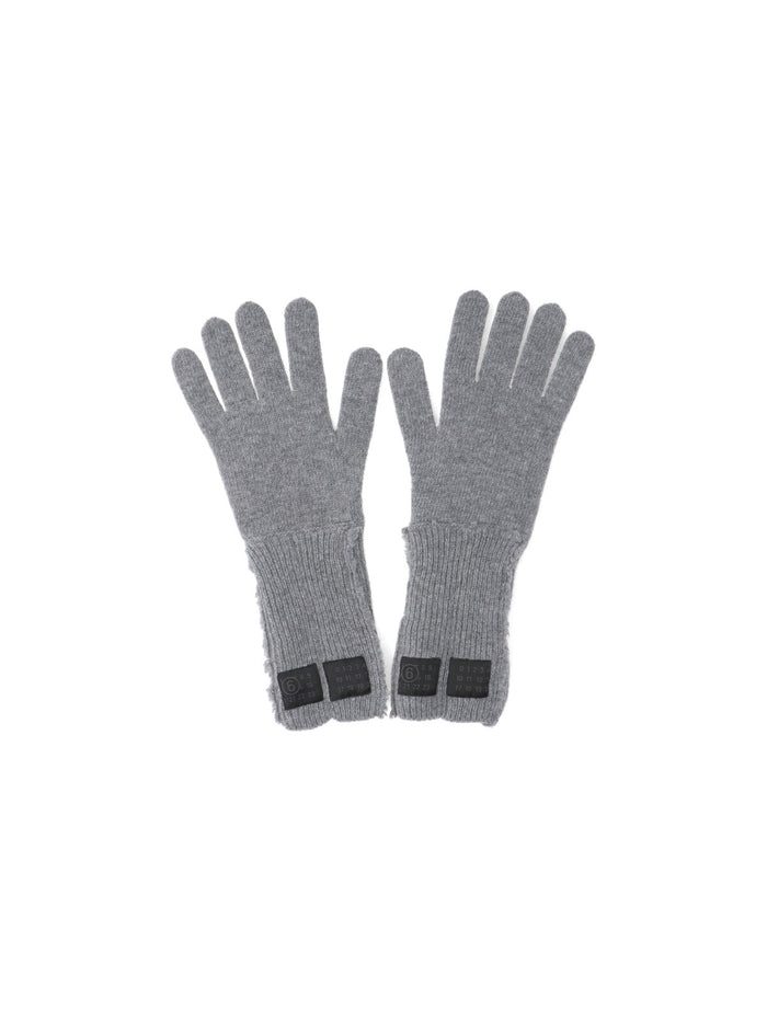 Mm6 Maison Margiela Gloves Grey Wool