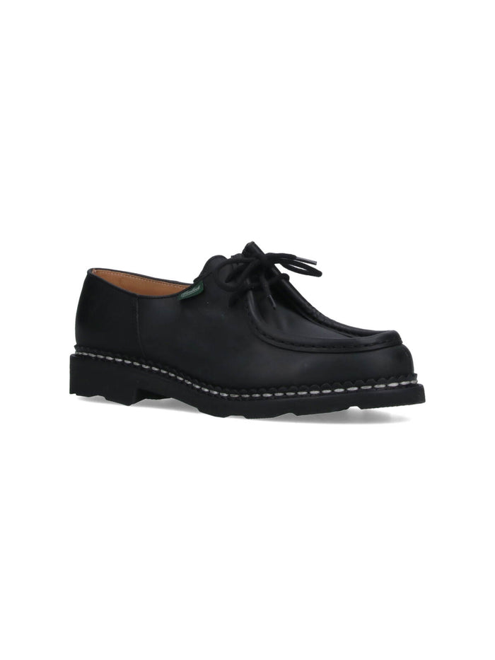 Paraboot Flat shoes Black Calf Leather