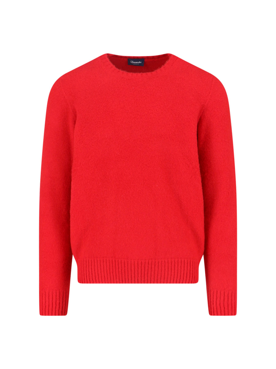Drumohr 100% cashmere sweater in red
