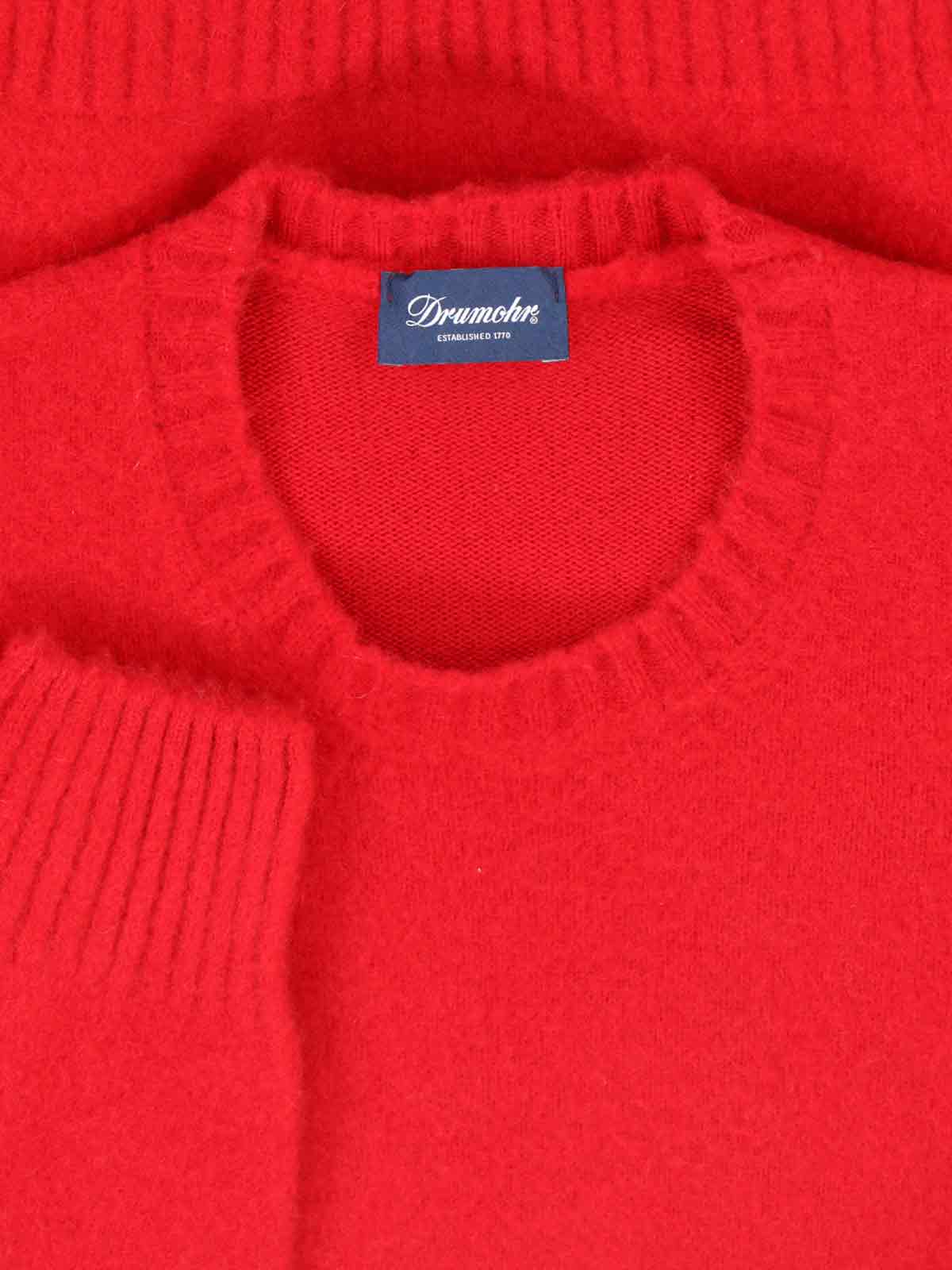 Drumohr Sweaters Red Cashmere