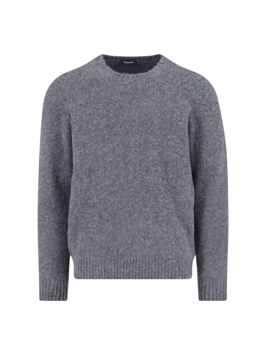 Drumohr 100% cashmere sweater in gray