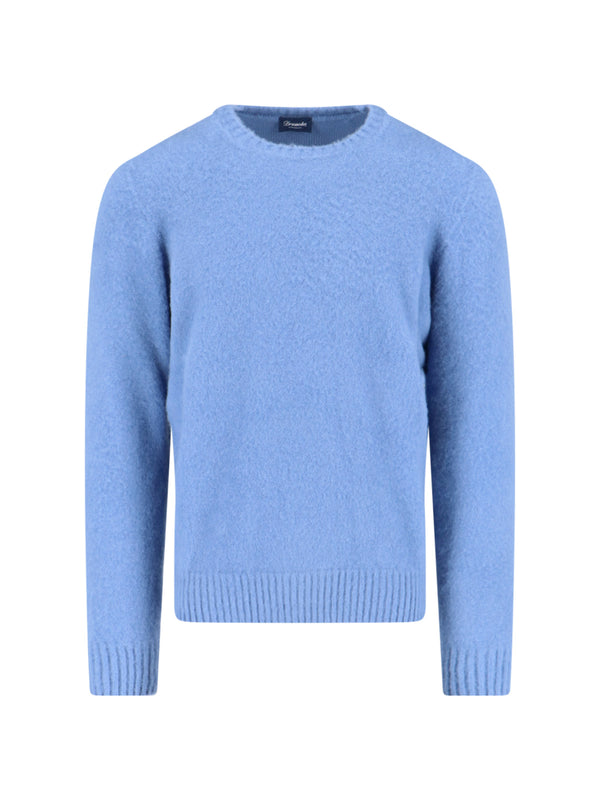 Drumohr 100% cashmere sweater in blue