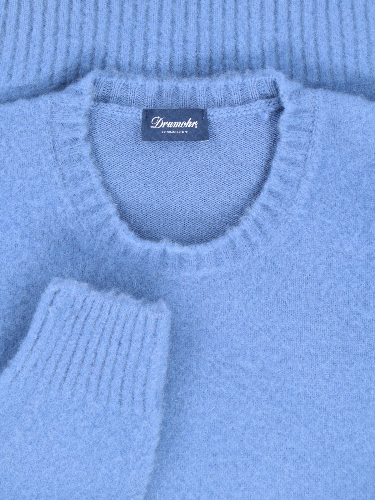 Drumohr Sweaters Blue Cashmere
