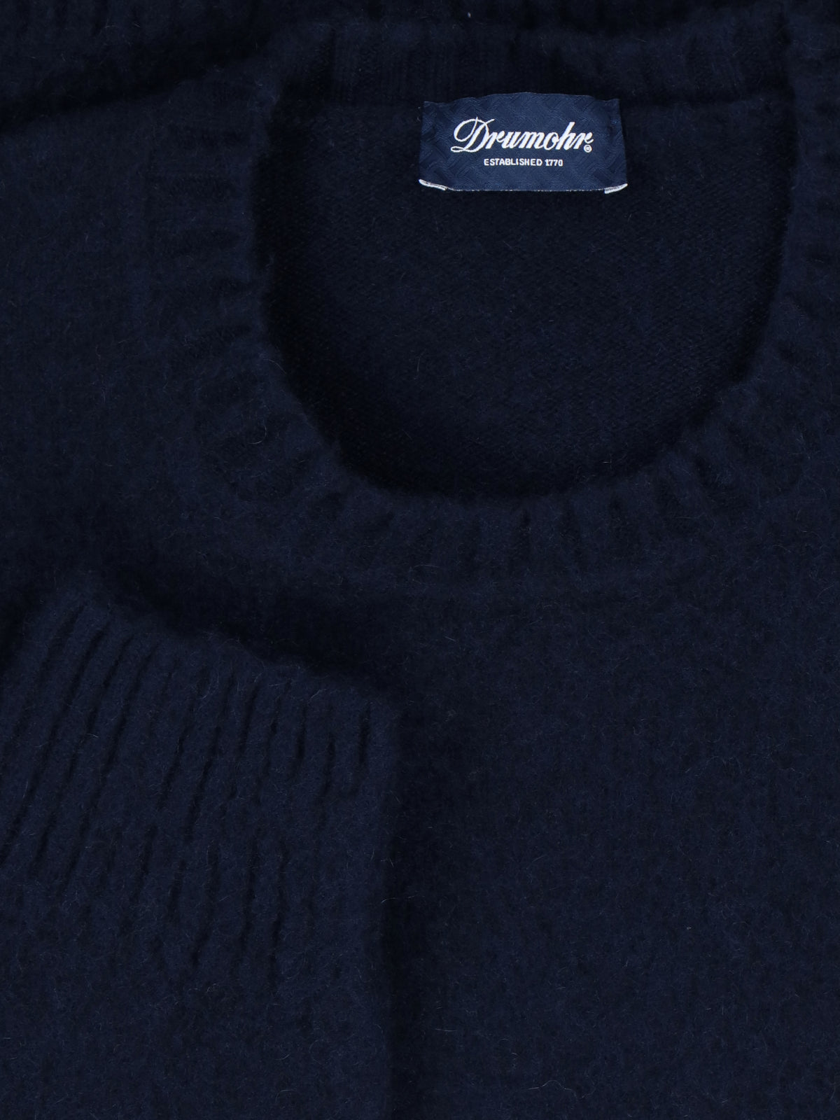 Drumohr Sweaters Blue Cashmere