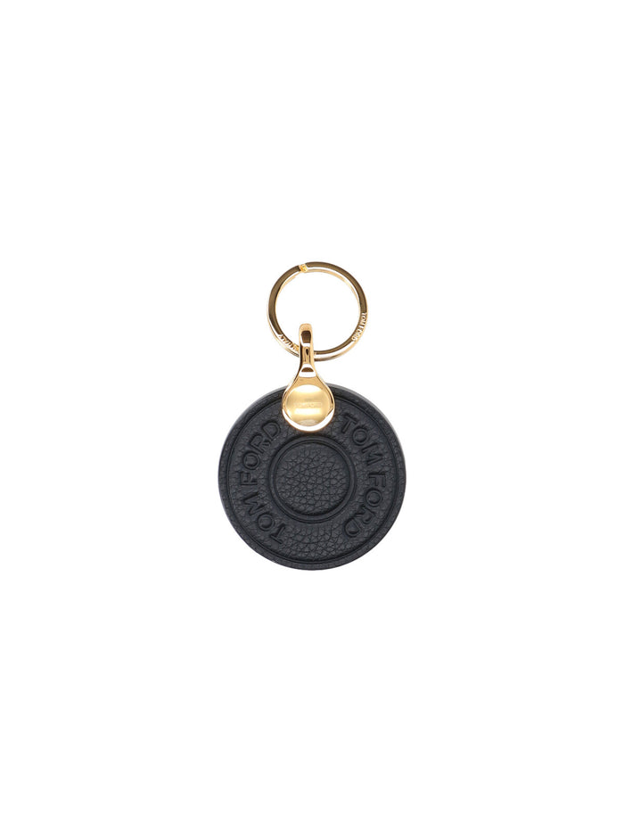 Tom Ford Keychains Black Pelle Di Vitello