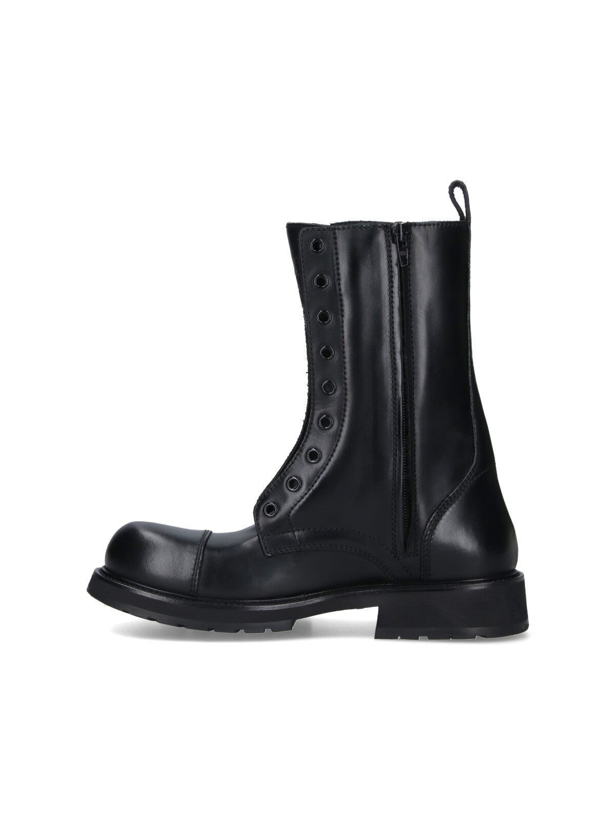Balenciaga Boots Black Bull Leather