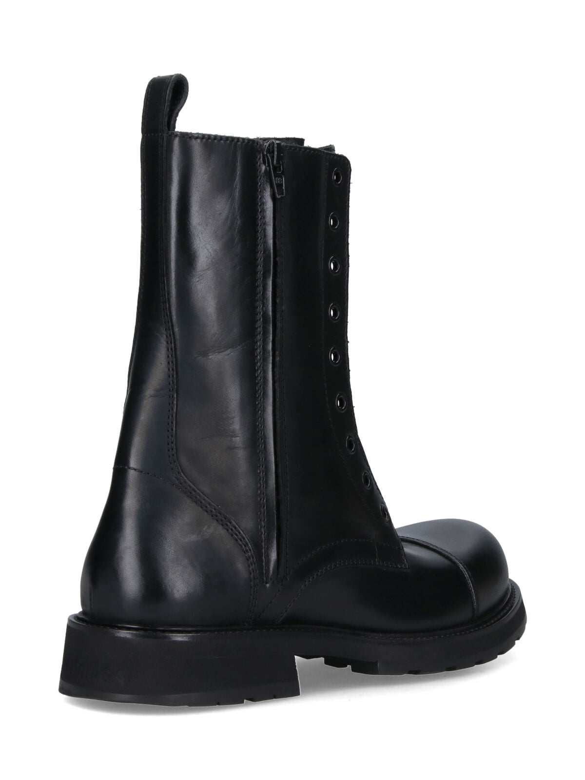 Balenciaga Boots Black Bull Leather