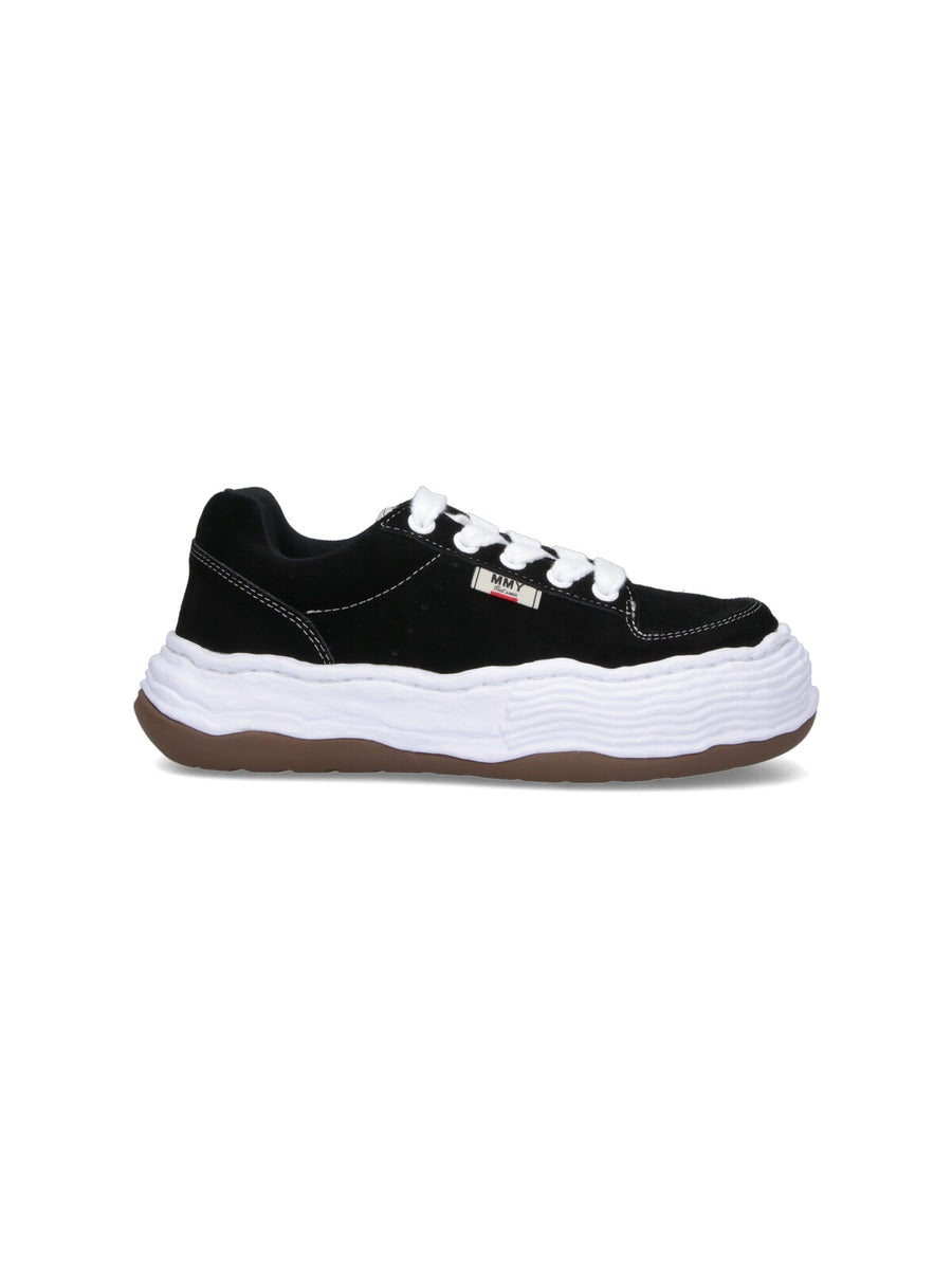 Maison Mihara Yasuhiro Upper: 100% Cow Leather sneakers in black