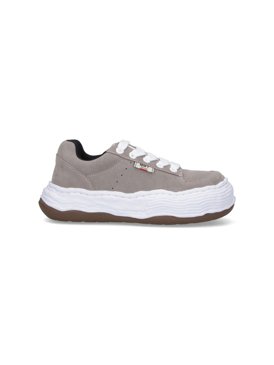 Maison Mihara Yasuhiro Upper: 100% Cow Leather sneaker in gray