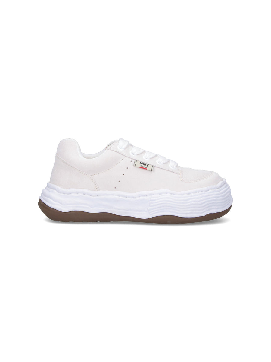 Maison Mihara Yasuhiro Upper: 100% Cow Leather sneaker in white