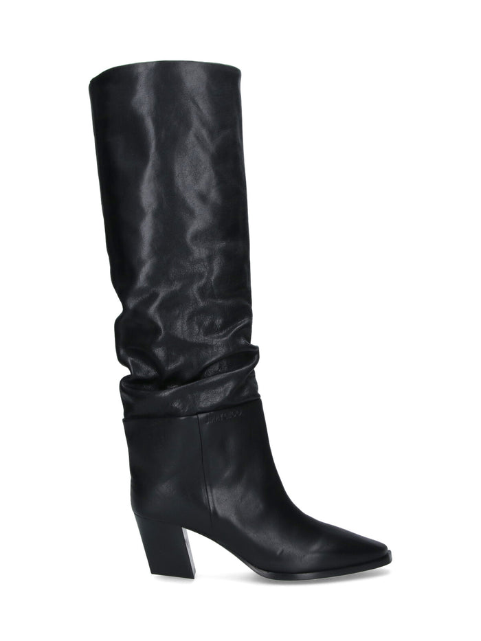 Jimmy Choo Boots Black Outer: Calf Leather