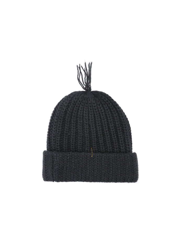 MYTHINKS Hats Black Wool