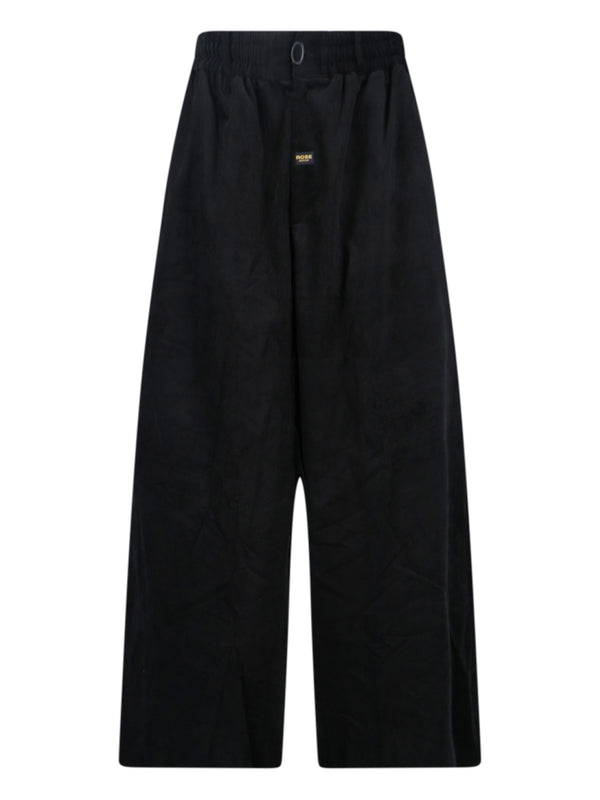 Martine Rose 100% Cotton trousers in black