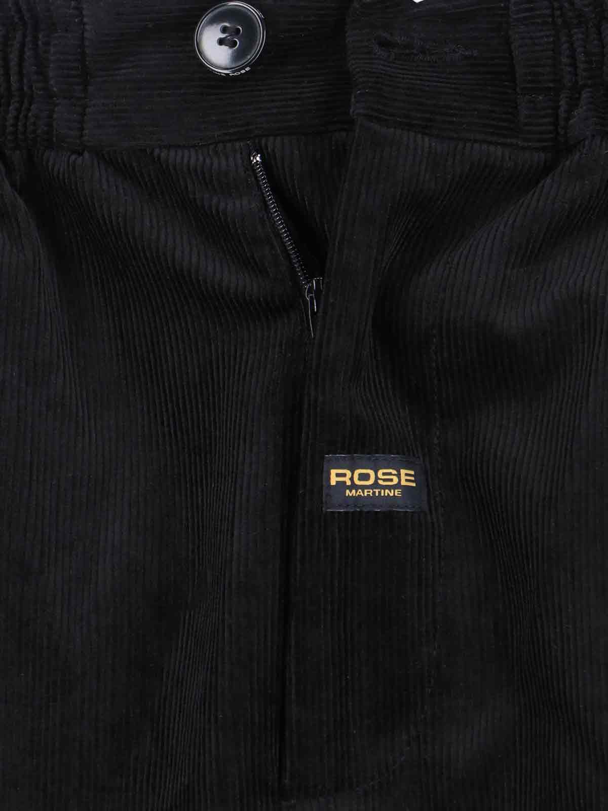 MARTINE ROSE Trousers Black Cotton