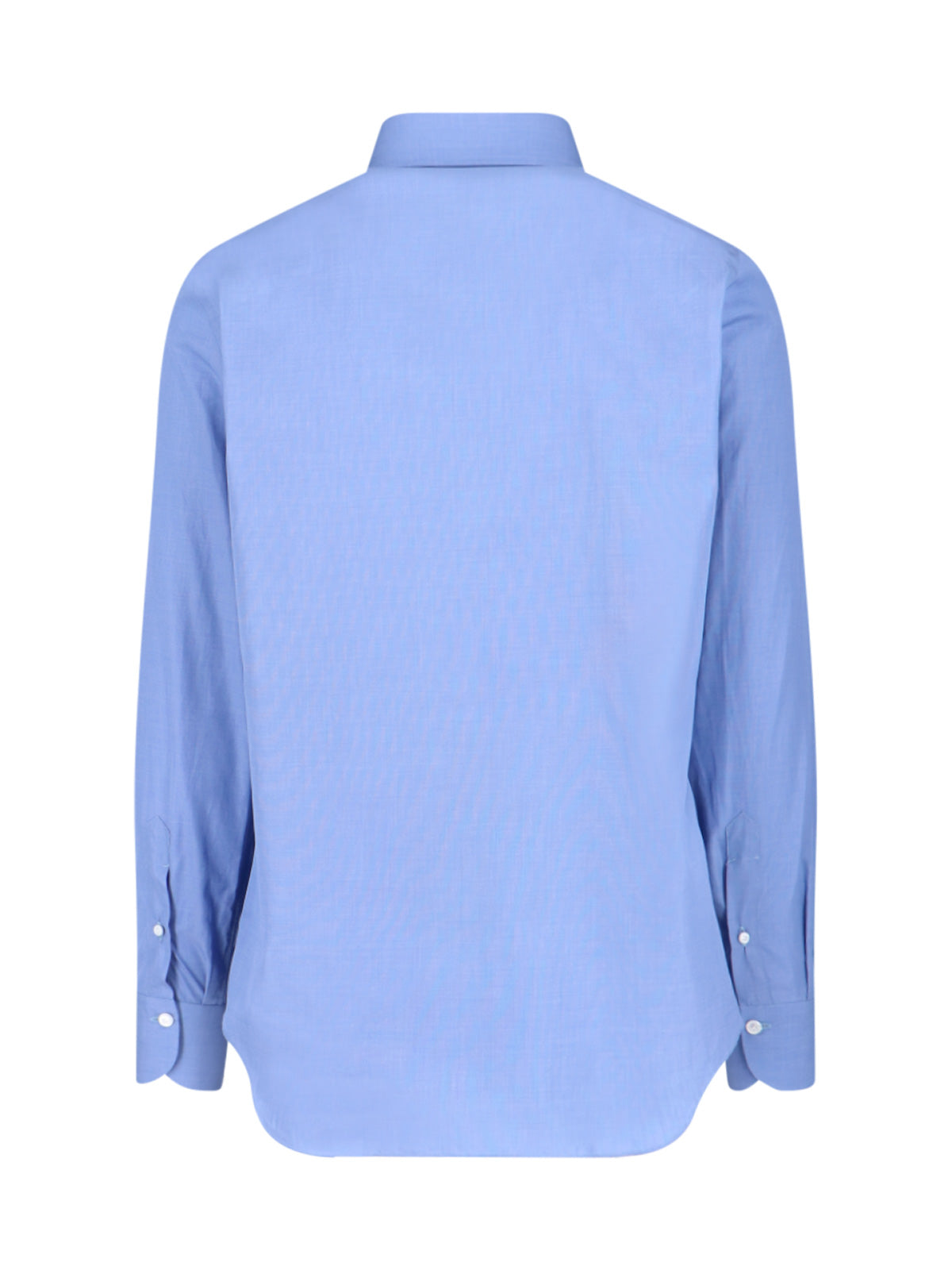 Finamore Shirts Blue Cotton