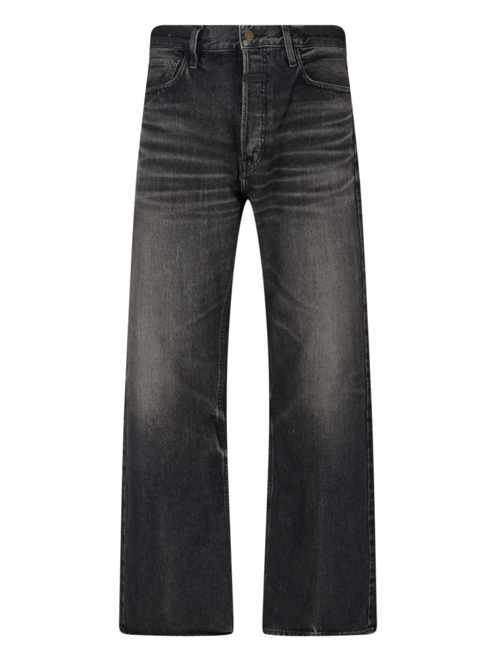 Fear Of God Jeans Black Cotton