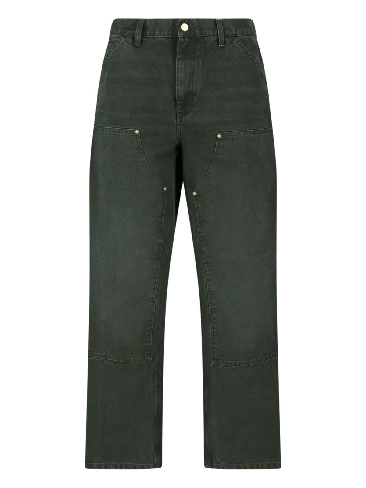 Carhartt WIP Trousers Green Organic Cotton