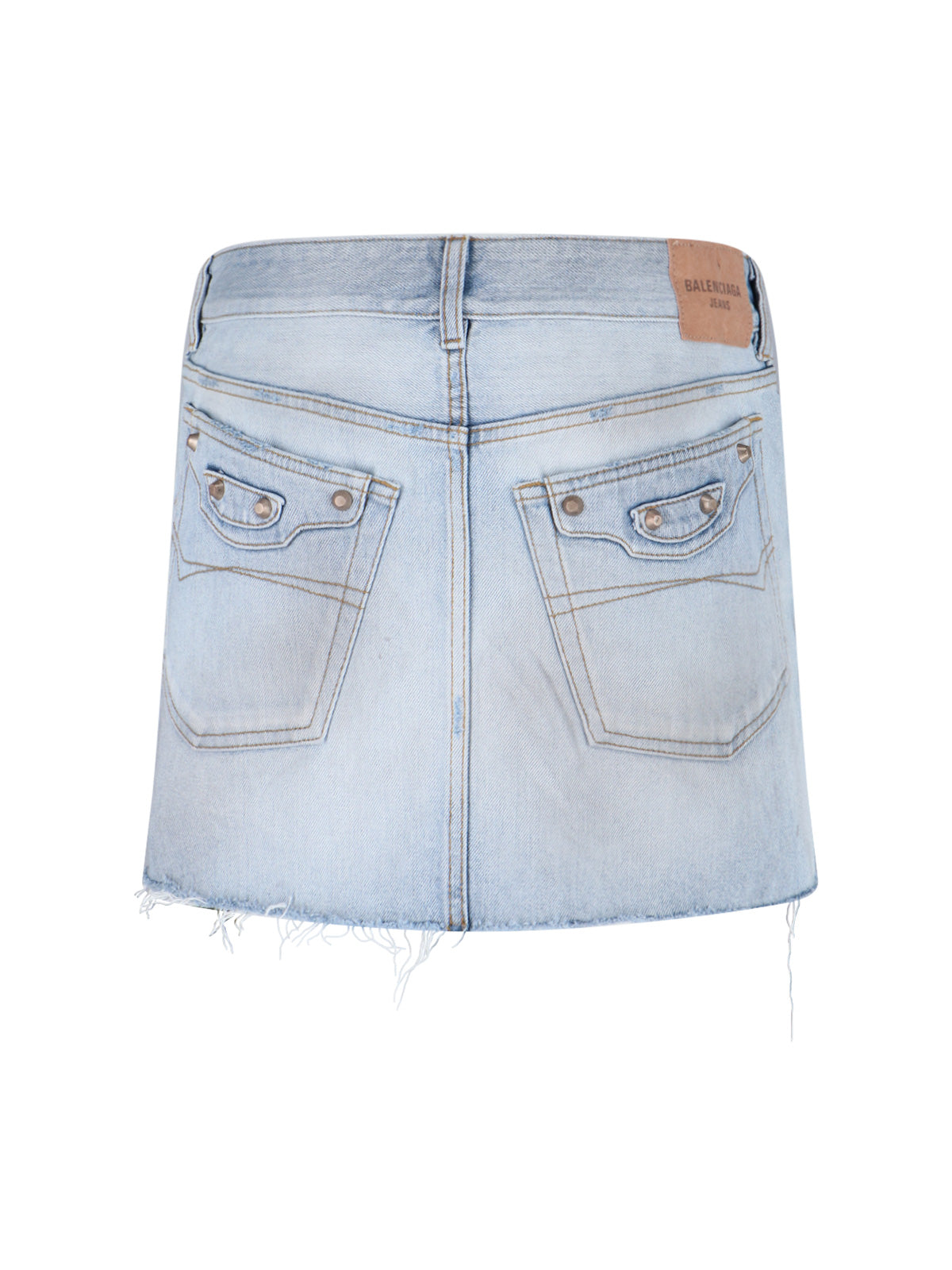 Balenciaga Skirts Blue Cotton