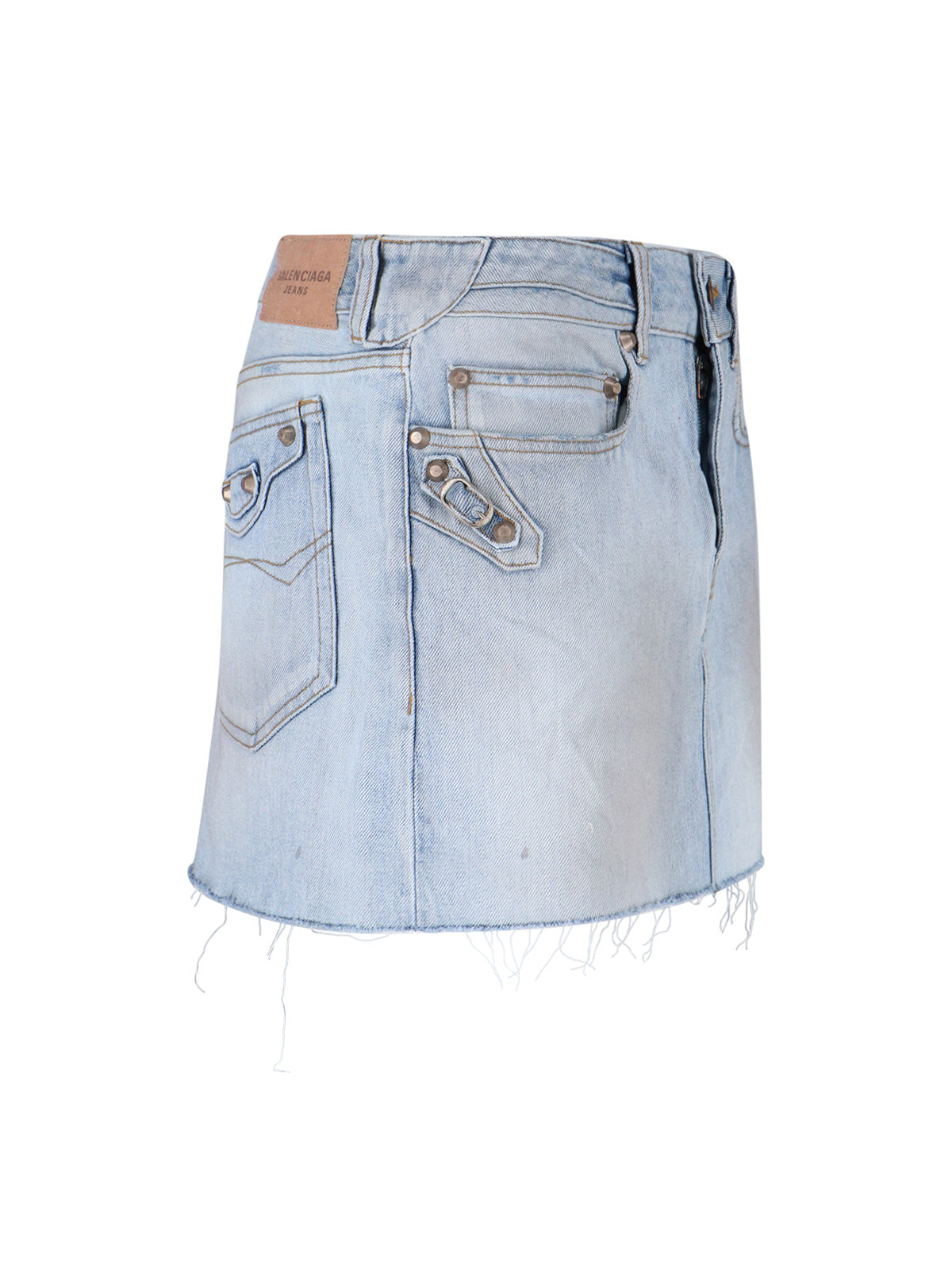 Balenciaga Skirts Blue Cotton