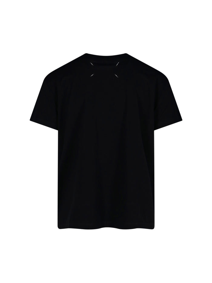 Maison Margiela T-Shirts And Polos Black Cotton