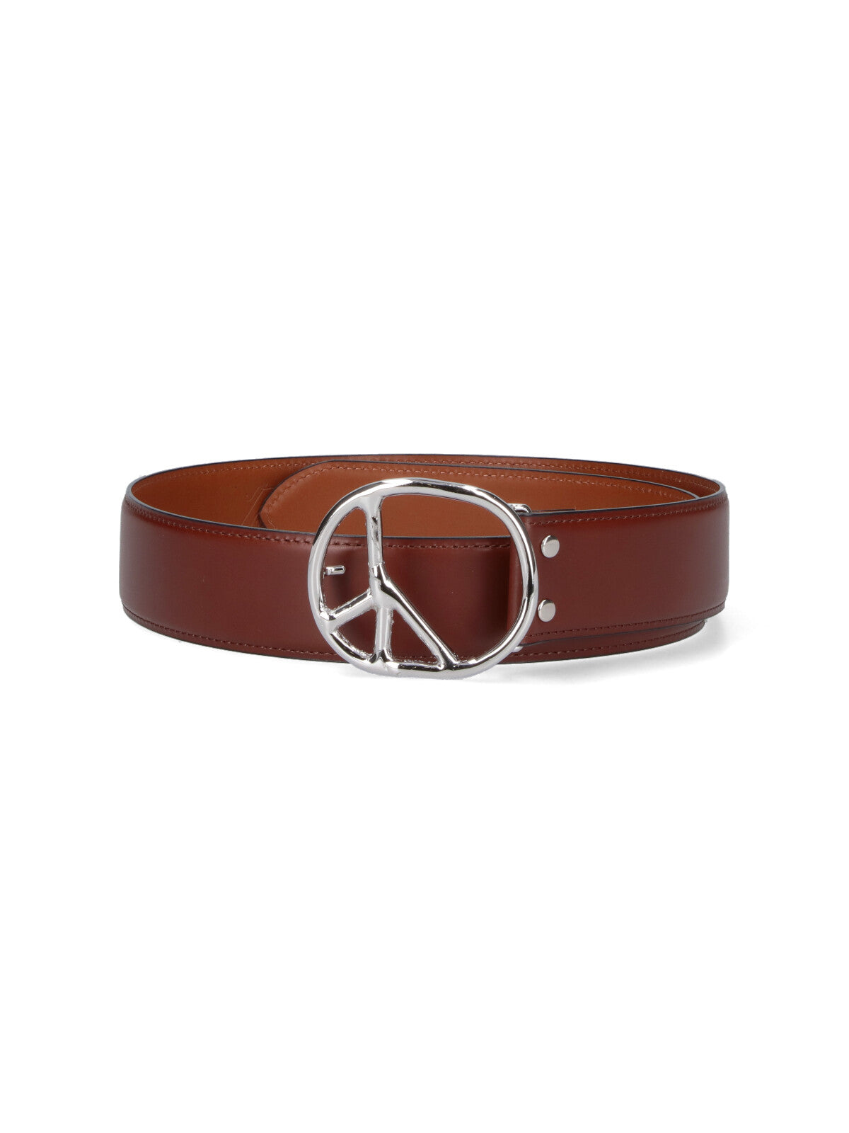 Needles Belts Brown Cow Leather