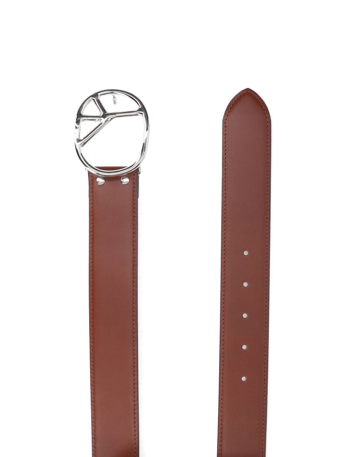 Needles Belts Brown Cow Leather
