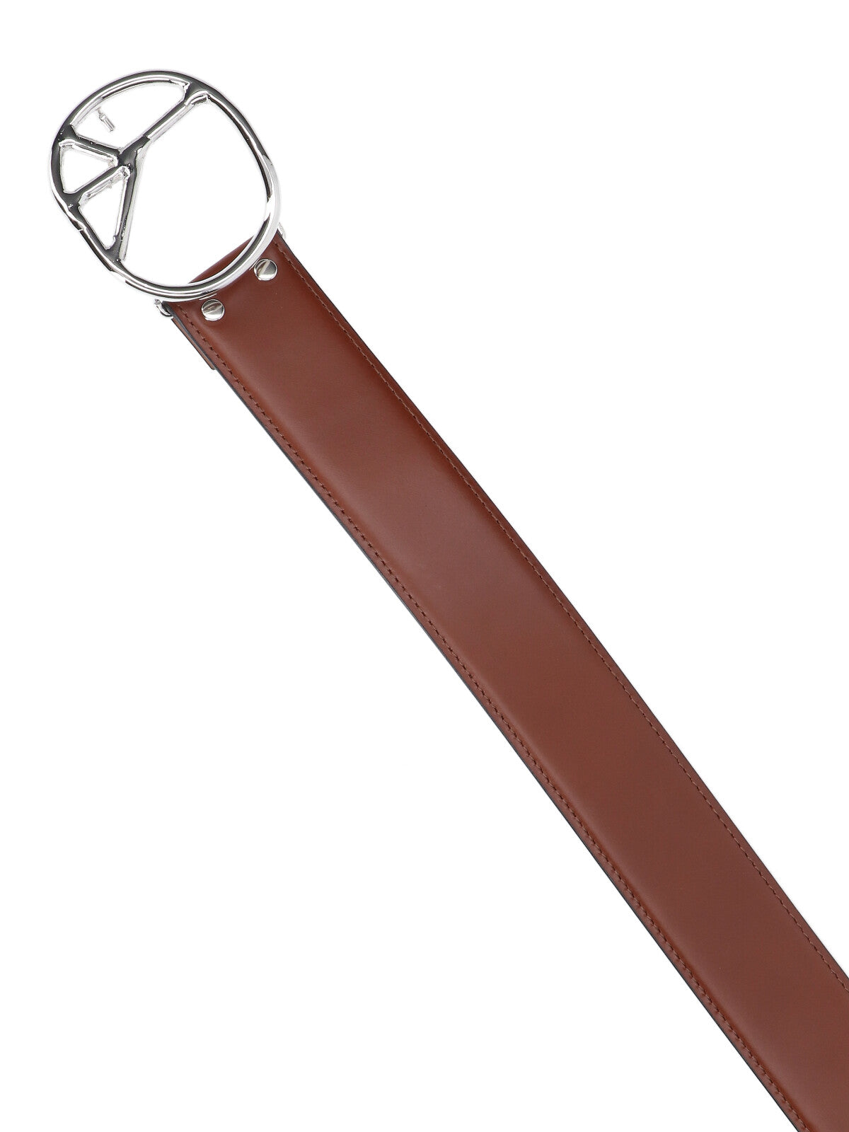 Needles Belts Brown Cow Leather