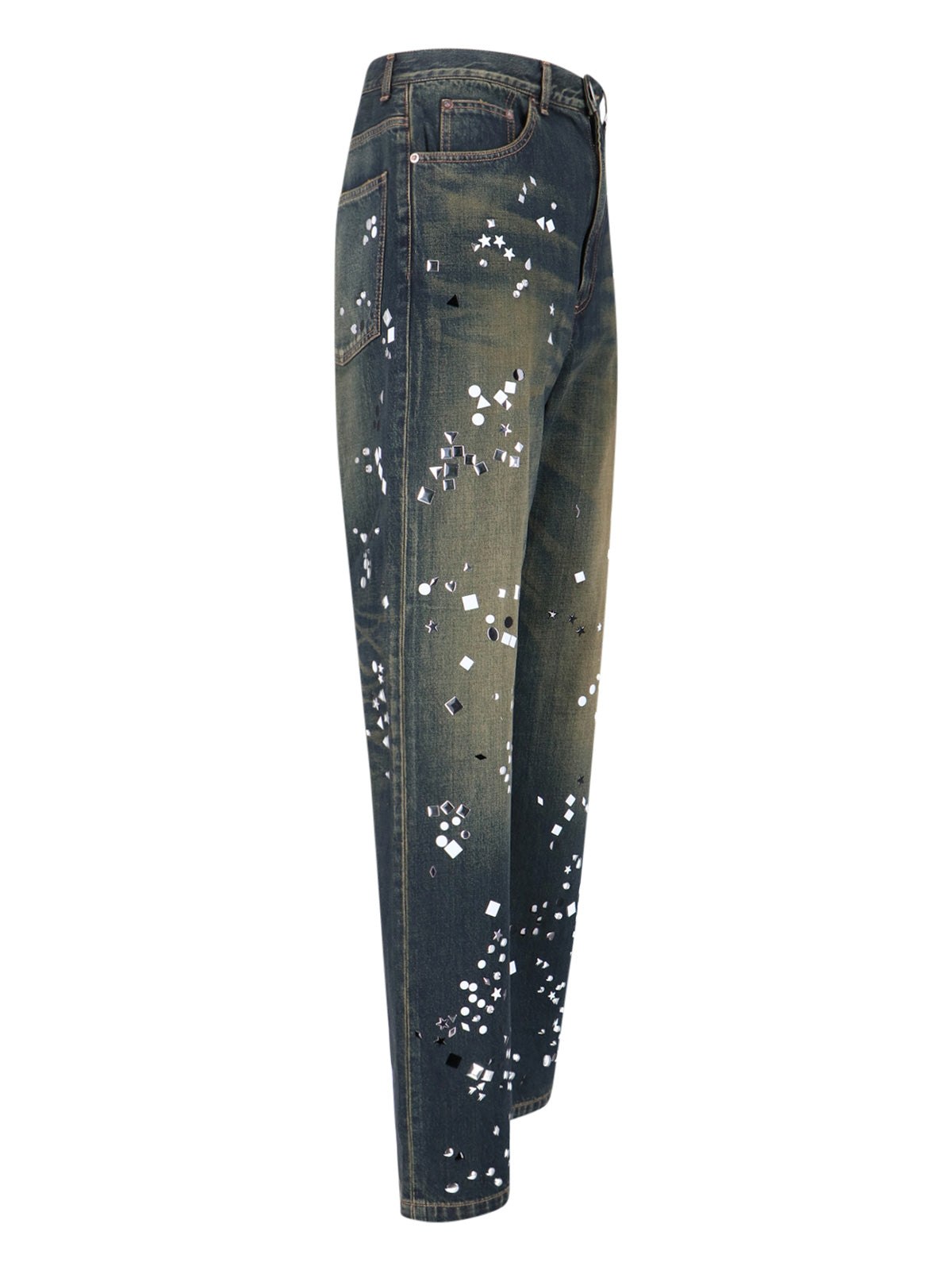 Maison Mihara Yasuhiro Jeans Blue Cotton