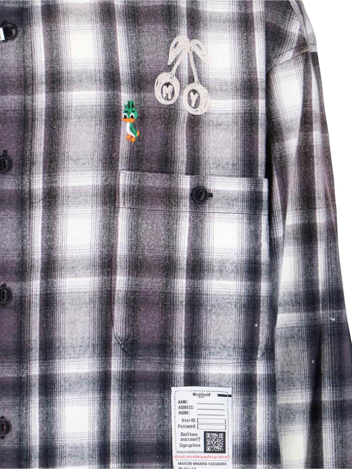 MAISON MIHARA YASUHIRO Shirts Black Cotton