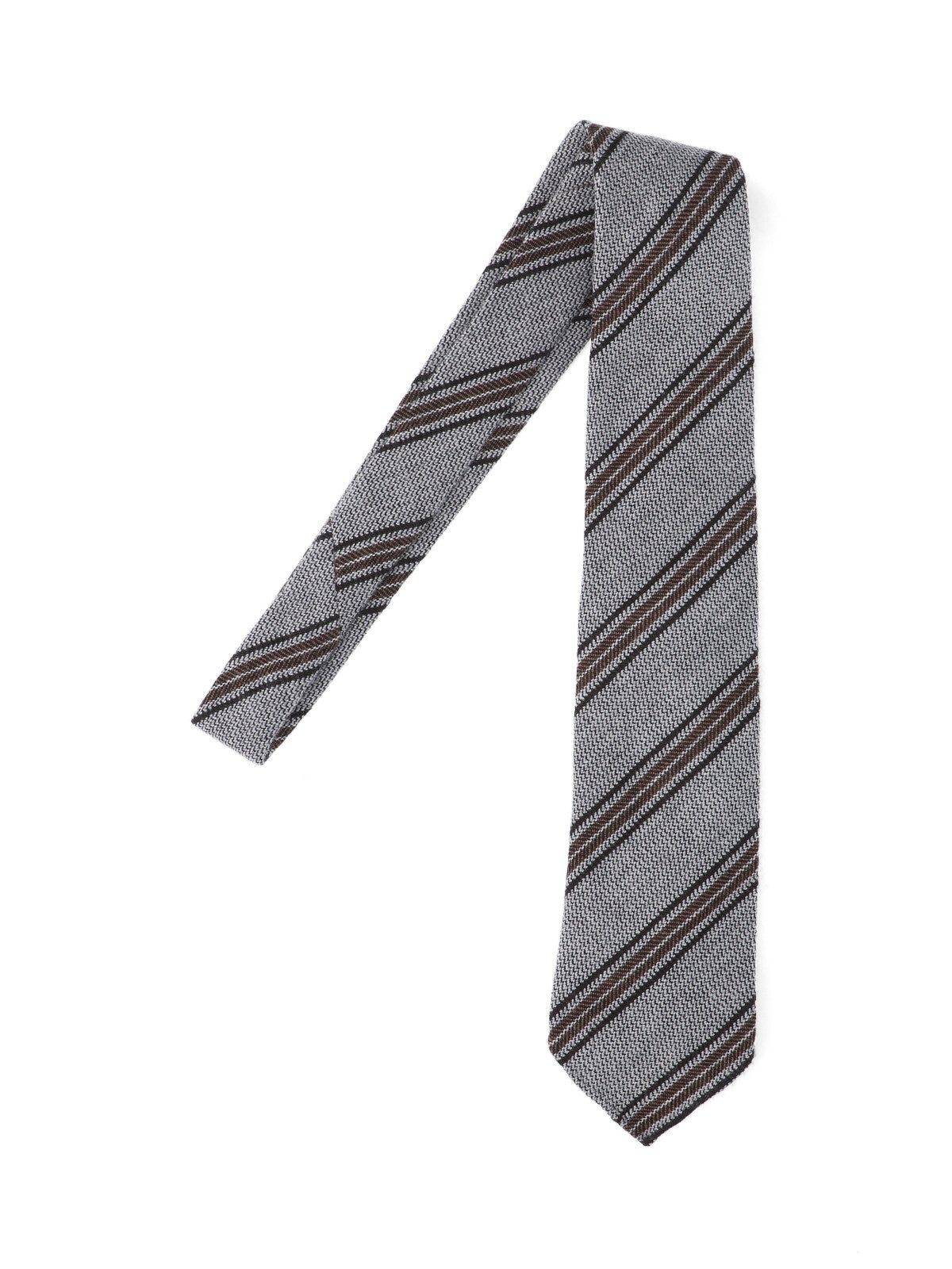 CESARE ATTOLINI Ties Grey Wool