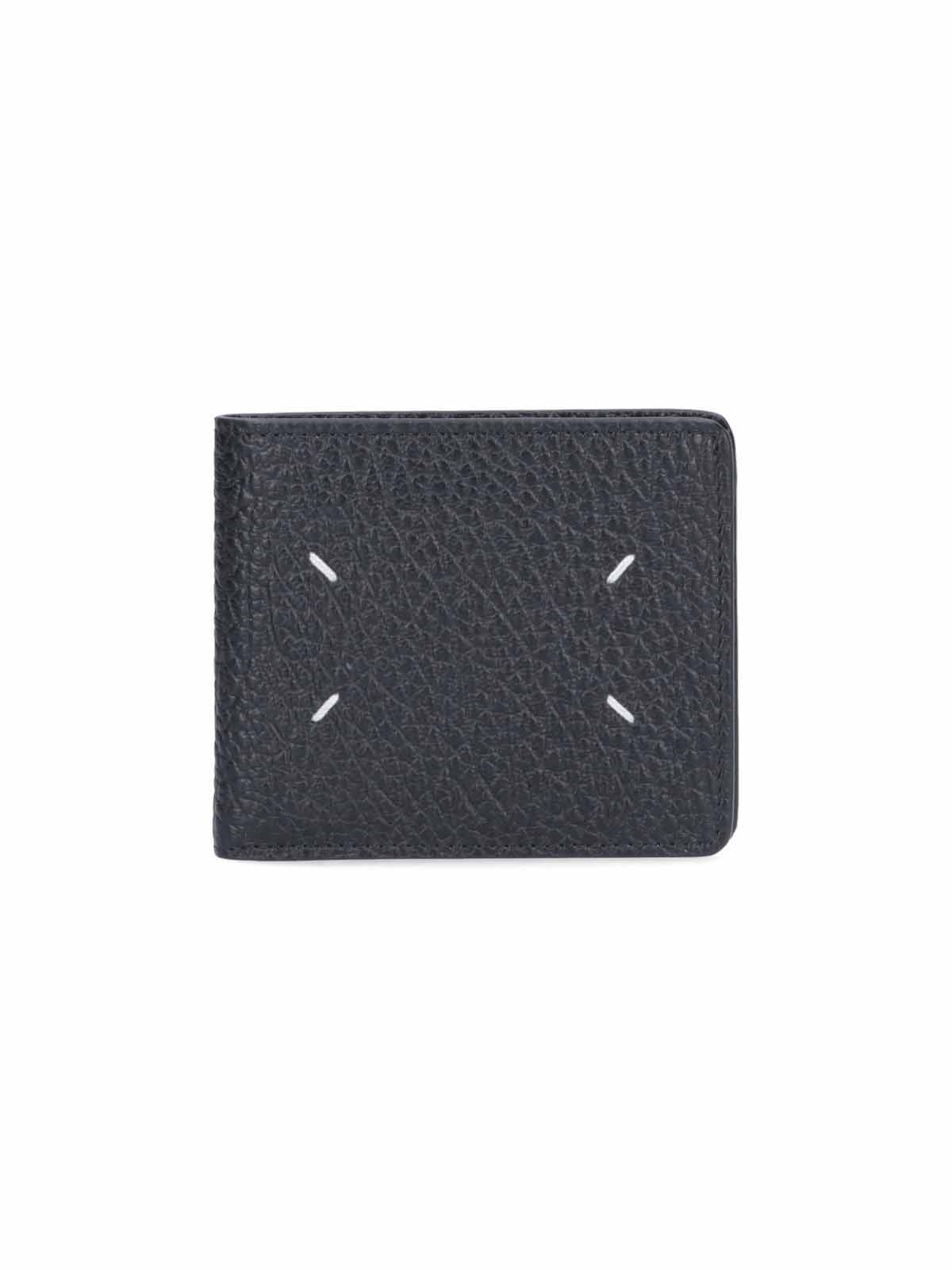 Maison Margiela Wallets Black Bovine Leather