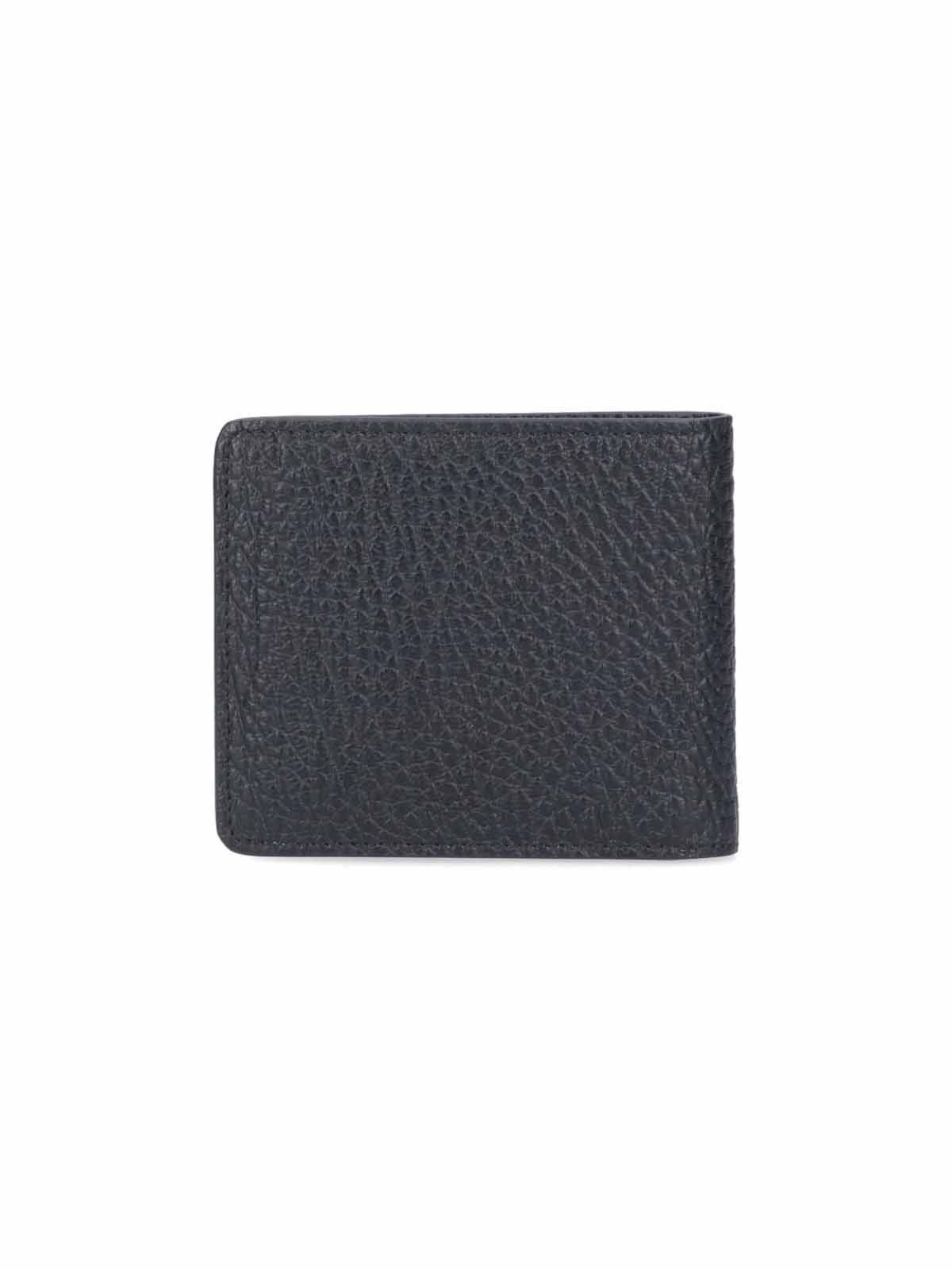 Maison Margiela Wallets Black Bovine Leather