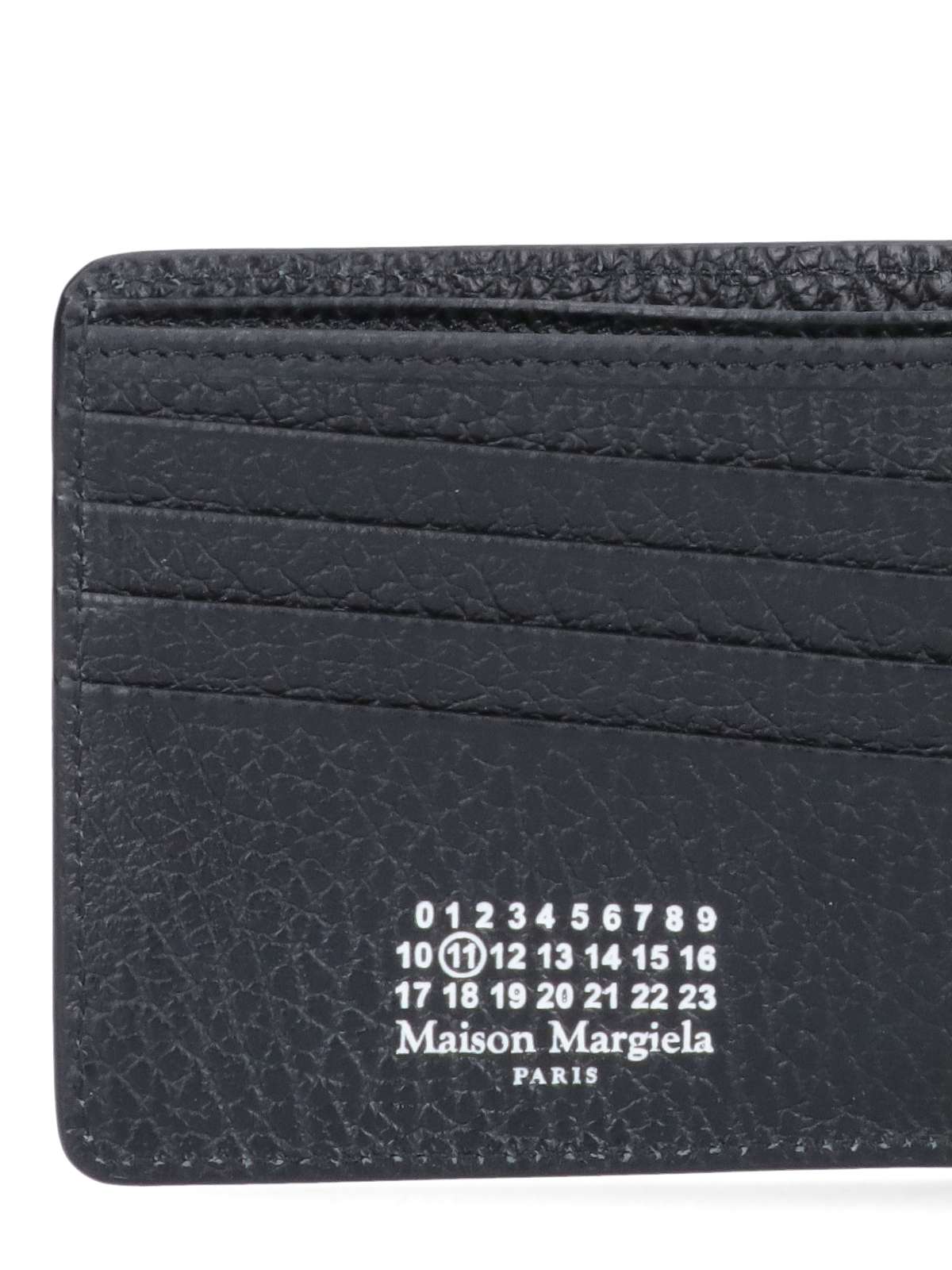 Maison Margiela Wallets Black Bovine Leather
