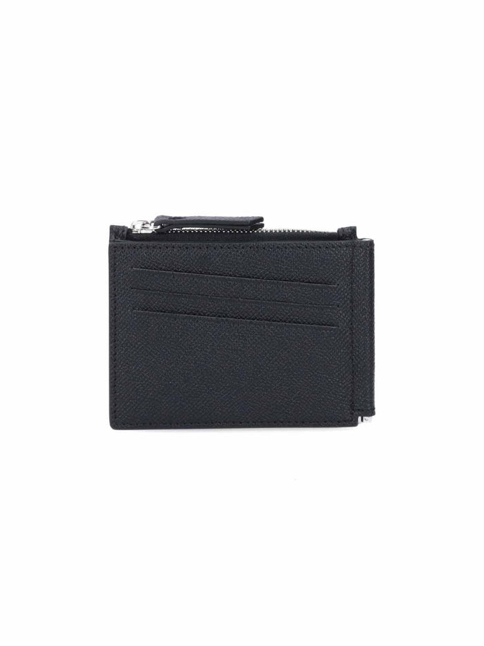 Maison Margiela Wallets Black Bovine Leather