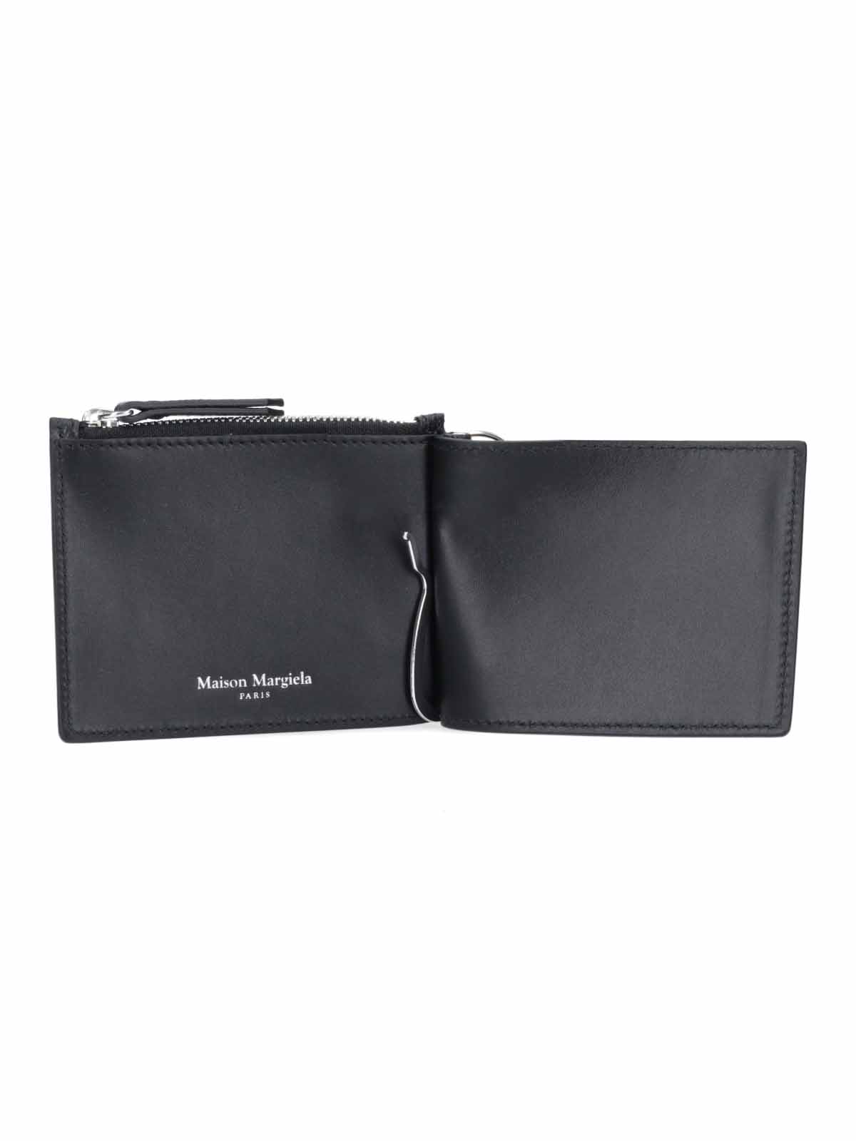 Maison Margiela Wallets Black Bovine Leather
