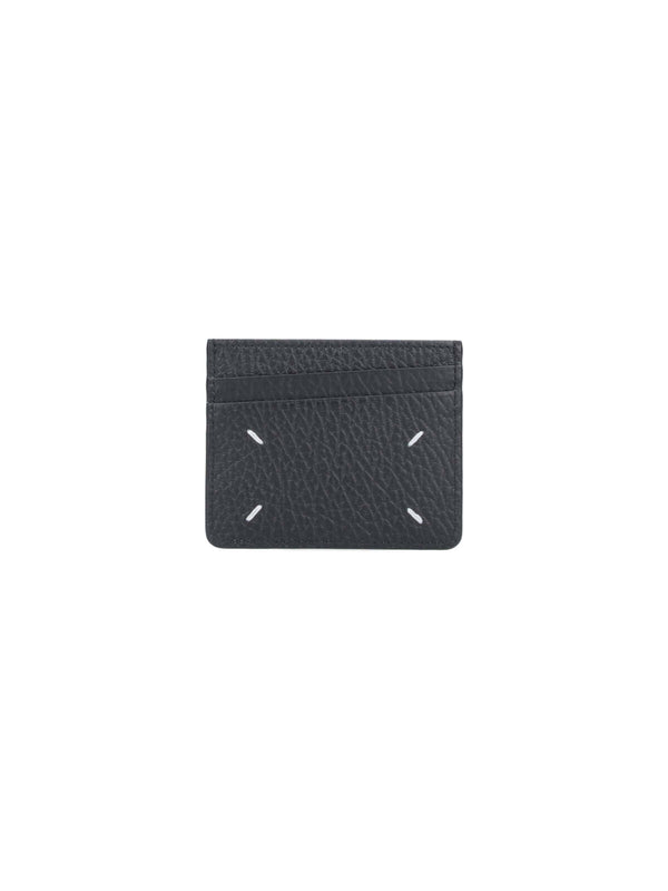 Maison Margiela 100% Bovine Leather card case in black