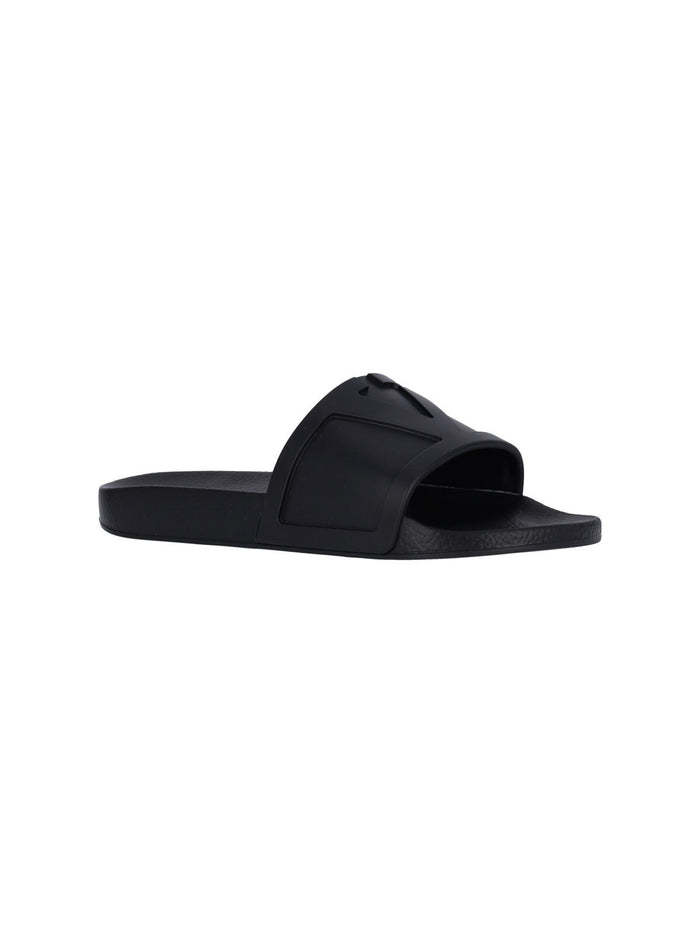 Valentino Garavani Sandals Black Rubber
