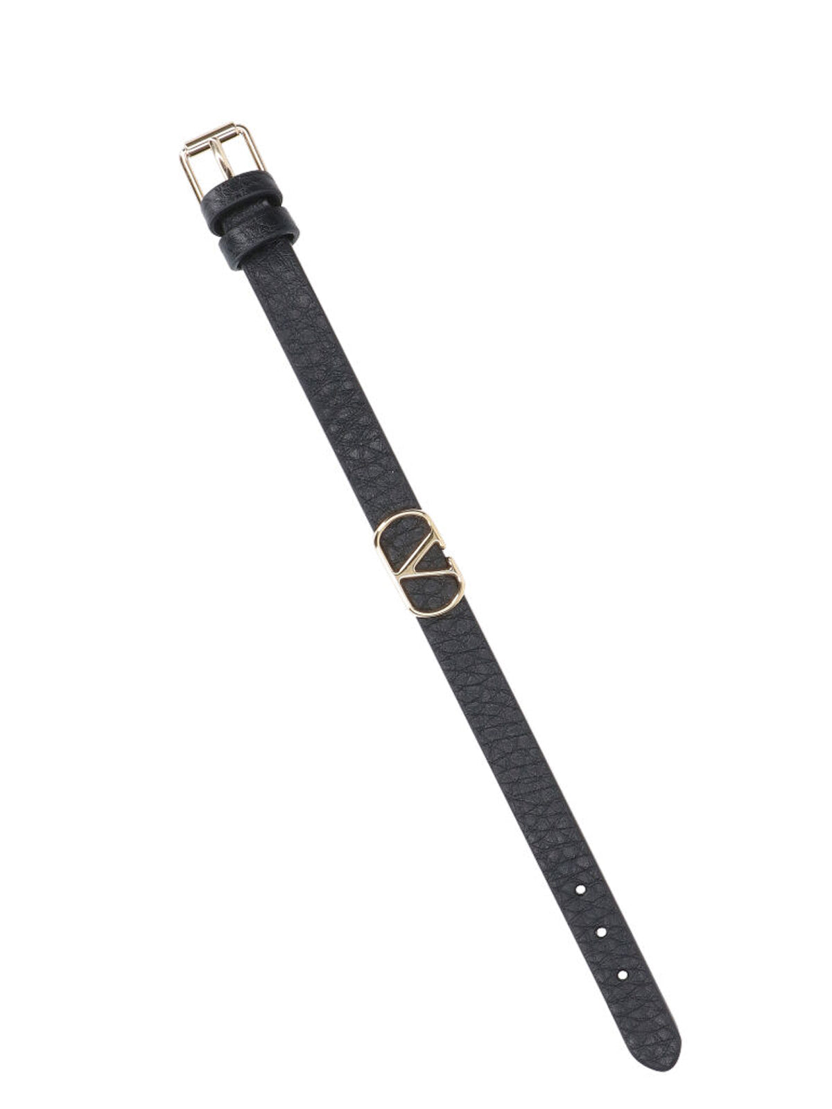 Valentino Garavani Bijoux Black Calf Leather