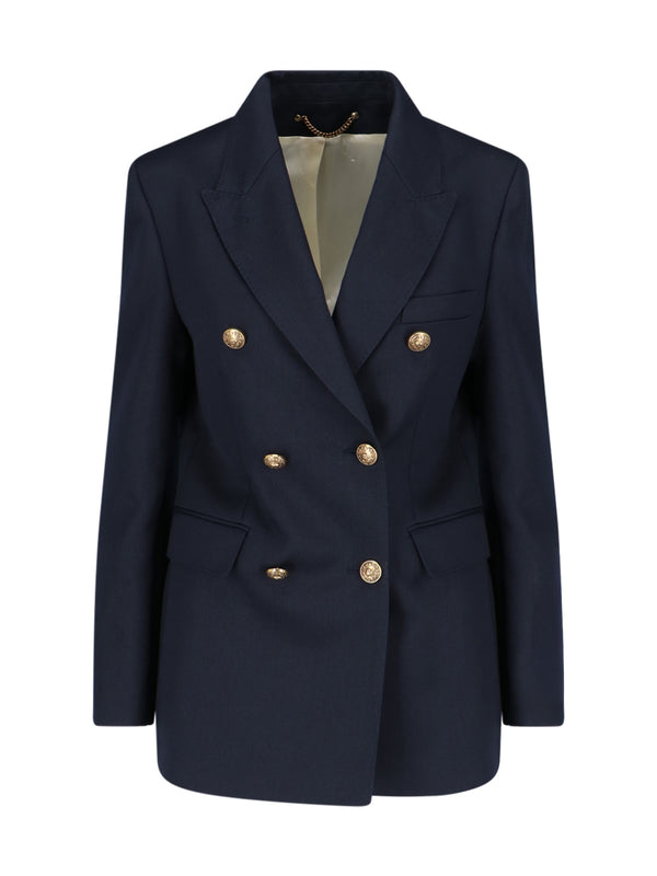 Golden Goose 66% Polyester blazer in navy