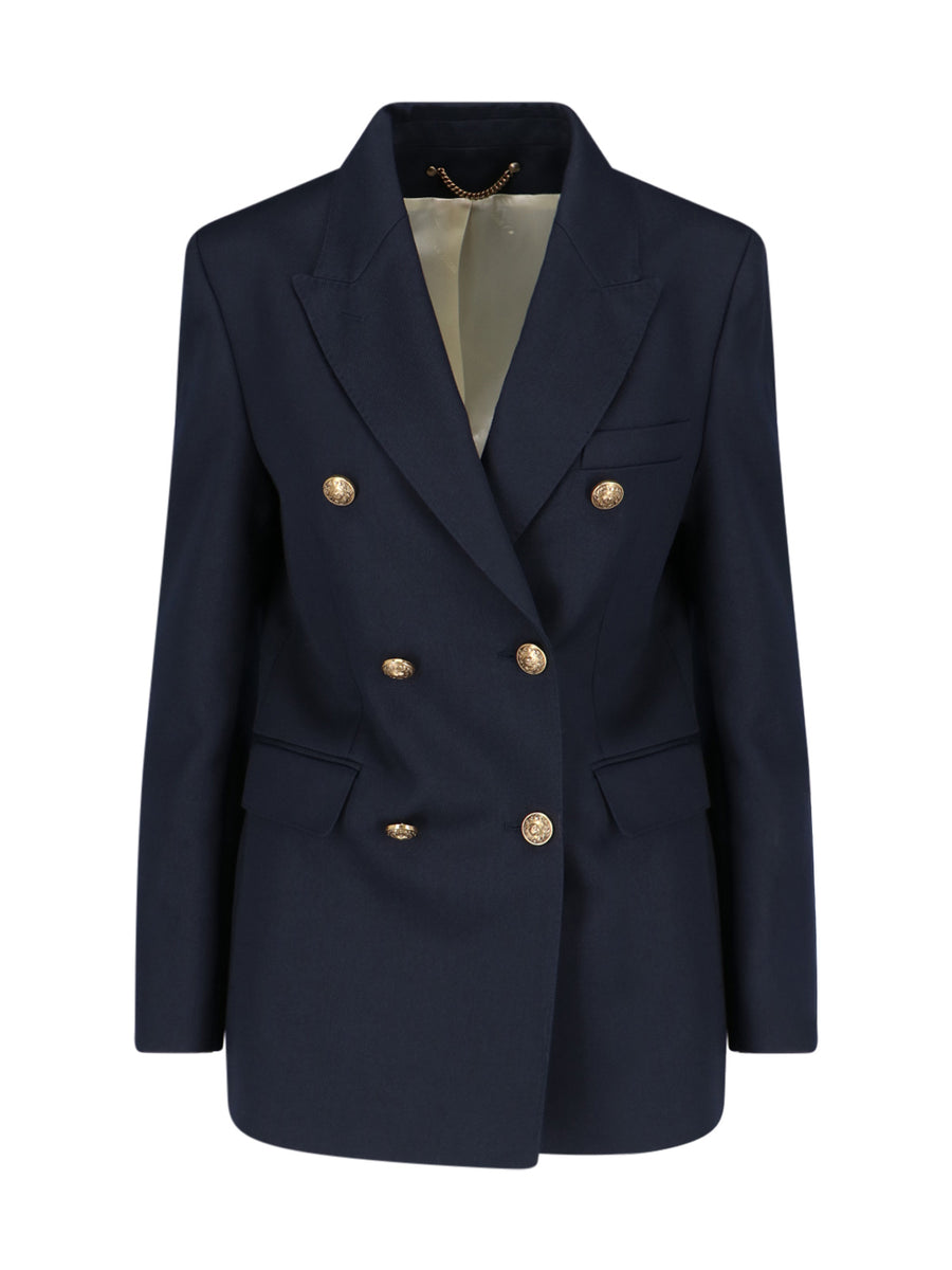 Golden Goose 66% Polyester blazer in navy