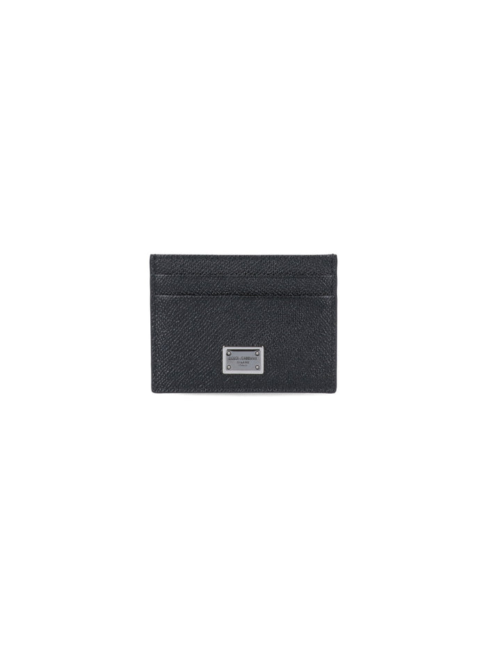 Dolce & Gabbana Wallets Black Calf Leather