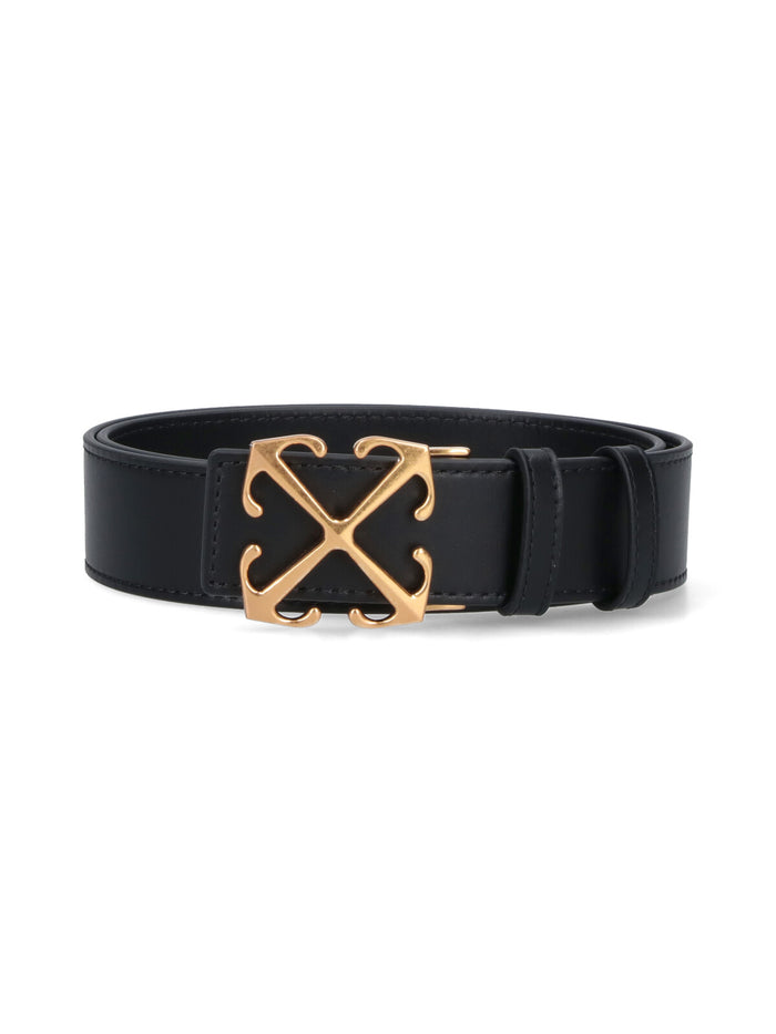 Off-White Belts Black Calf Leather