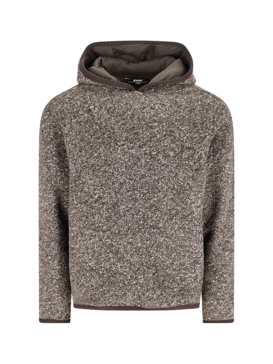 K-Way 60% Polyester hoodie in brown