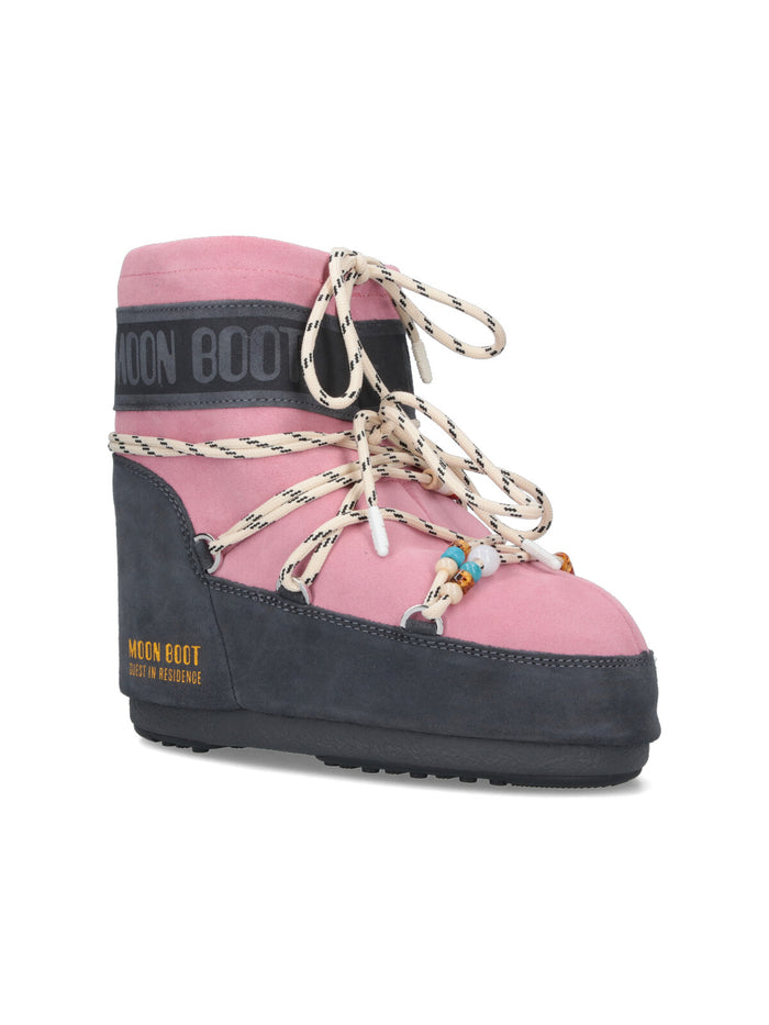 Moon Boot Pink Upper: Cow Suede