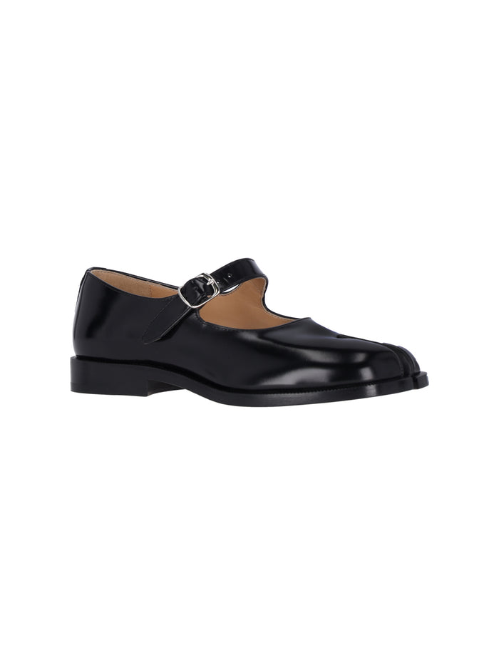 Maison Margiela Flat shoes Black Upper: Bovine Leather