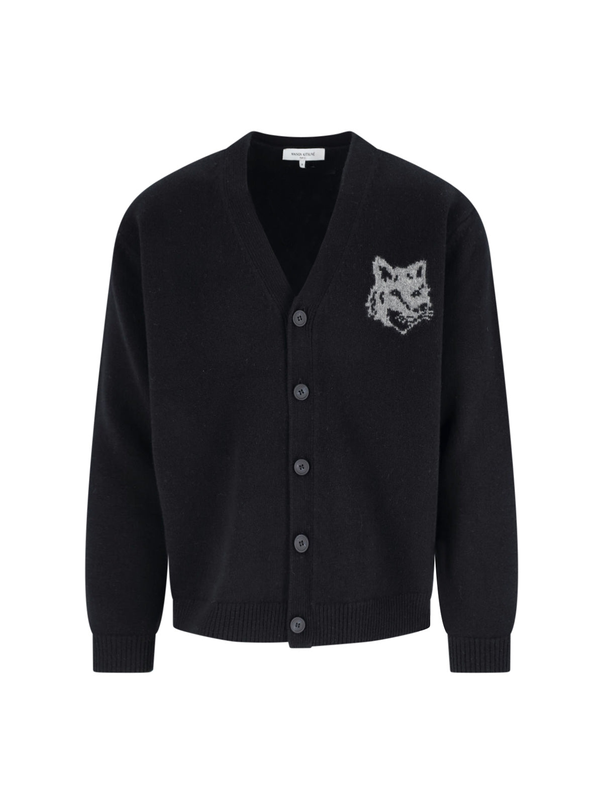 MAISON KITSUNE Sweaters Black Merinos Extrafine Wool