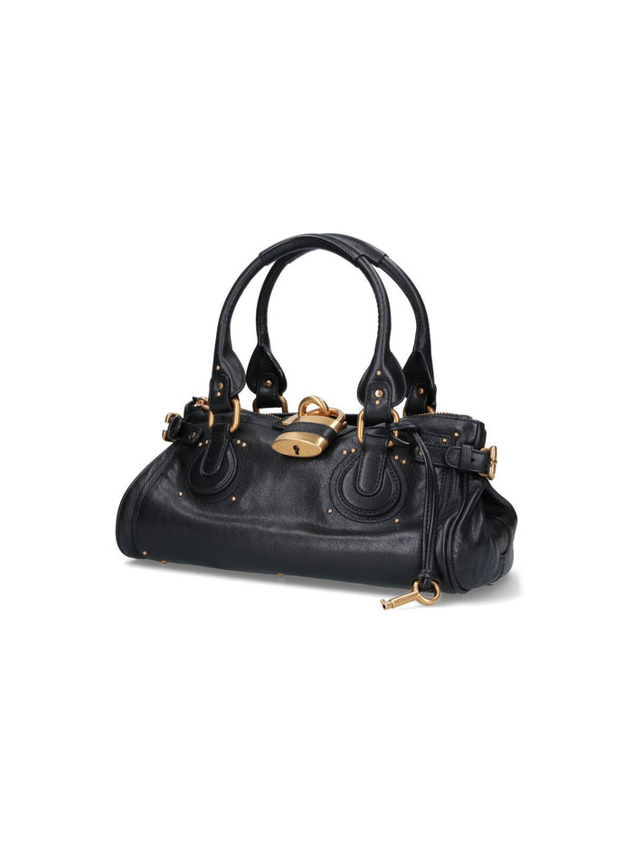 Chloè Bags Black Buffalo Leather