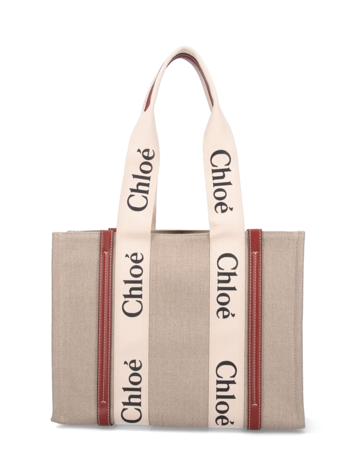 Chloè Bags White Linen
