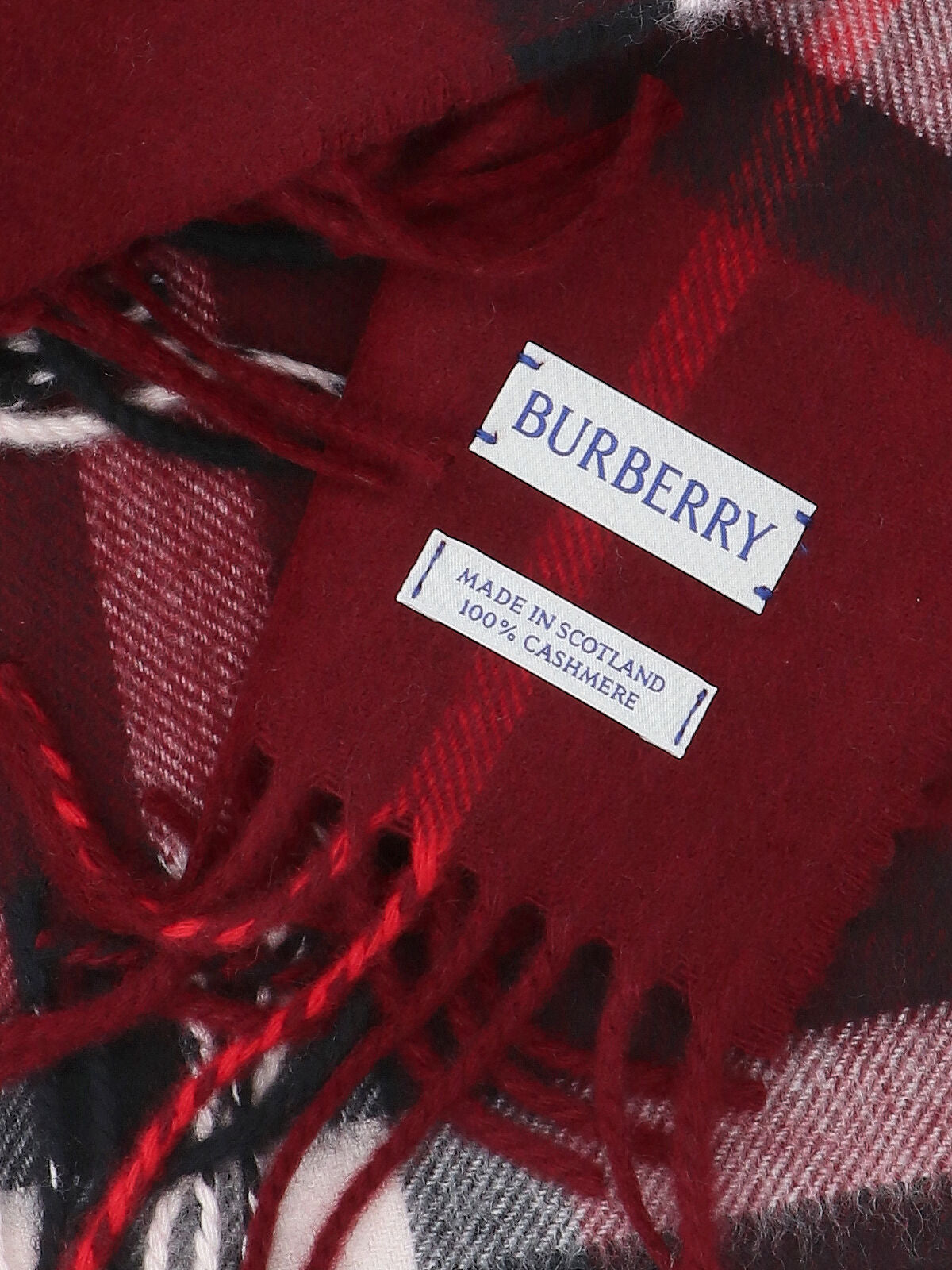 Burberry Scarfs Red Cashmere